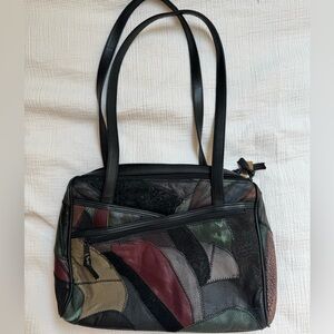 Vintage Mitzi Leather Patchwork Purse